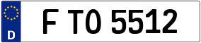 Truck License Plate